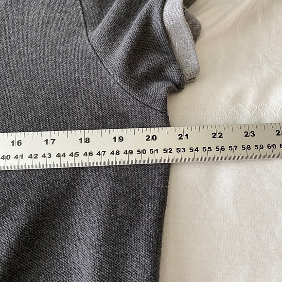 Abercrombie & Fitch Women's Gray Short Sleeve "Muscle" Polo Snap Shirt Size XL - Picture 8 of 11